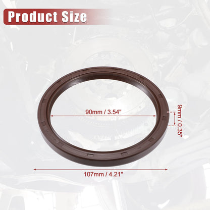 2 x Engine Crankshaft Oil Seals for Toyota Camry Avalon Lexus (1998-2016)