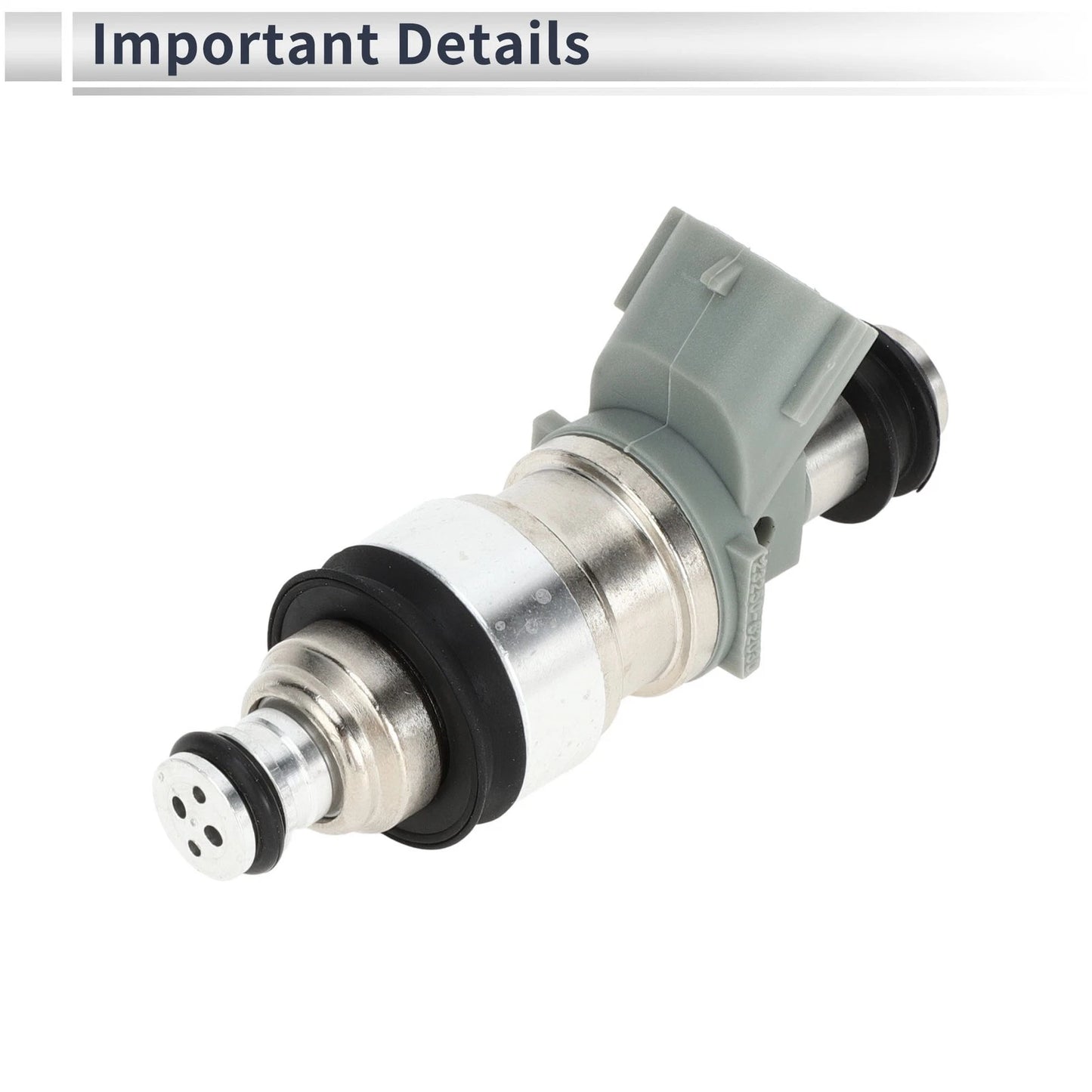 Fuel Injector for Toyota 4Runner 3.4L (1996-1998) - 1 x Silver Tone Gray