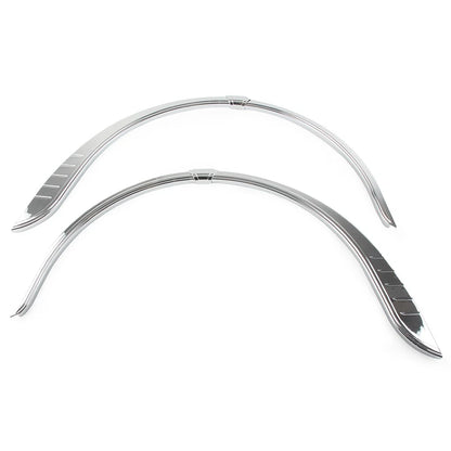 Rear Fender Flares Trim Accent Chrome for Harley Tri-Glide Ultra (2009-2023)