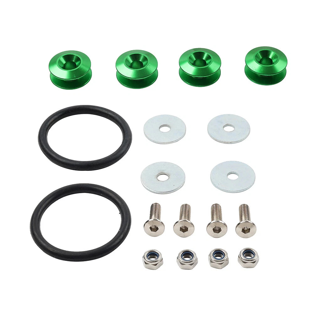 Quick Release Clips for Trunk Hatch Lid - Green Bumper Holder
