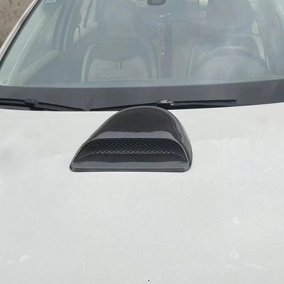 Carbon Fiber Style Hood Vent Scoop Cover