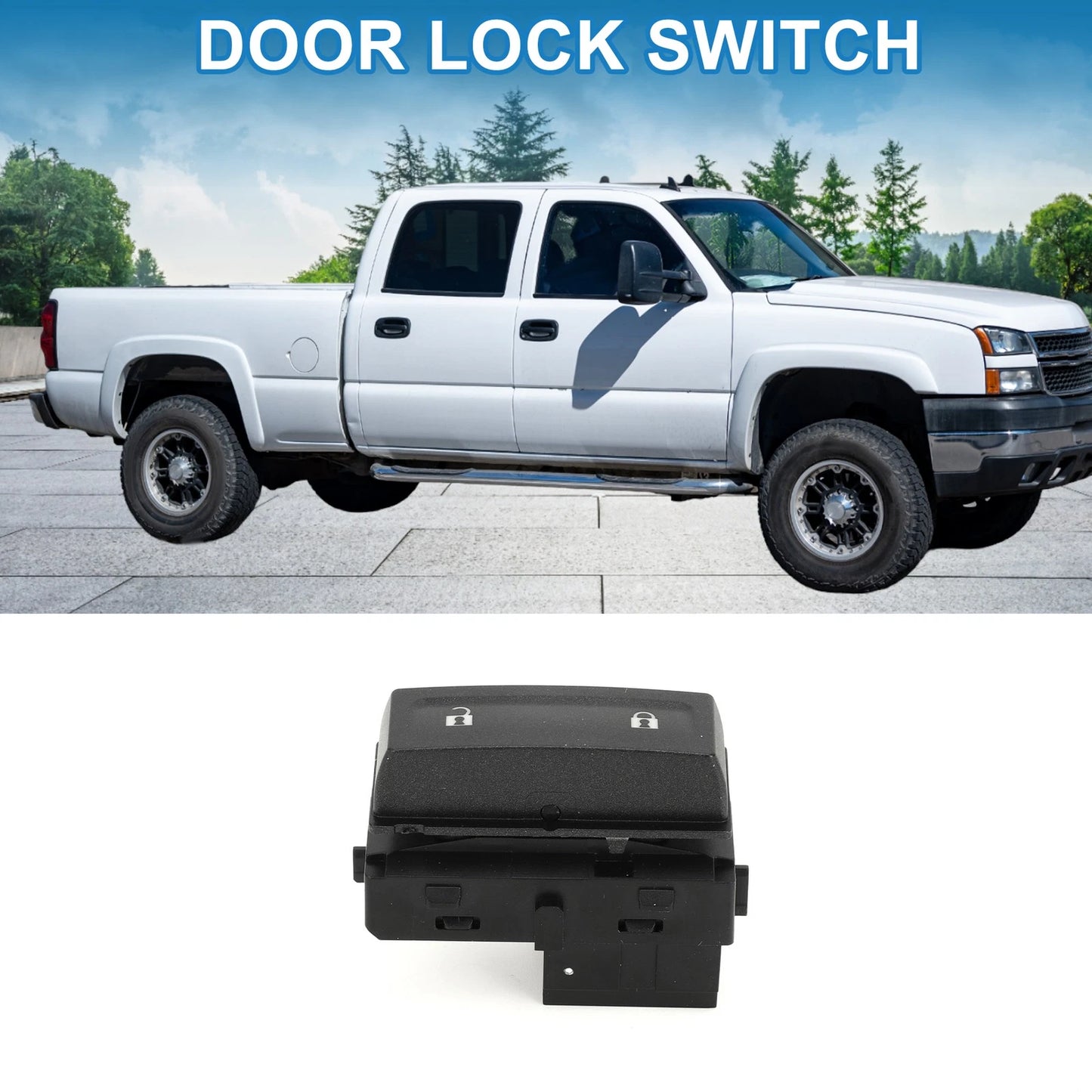 Door Lock Switch for Cadillac ATS Chevrolet Silverado 1500