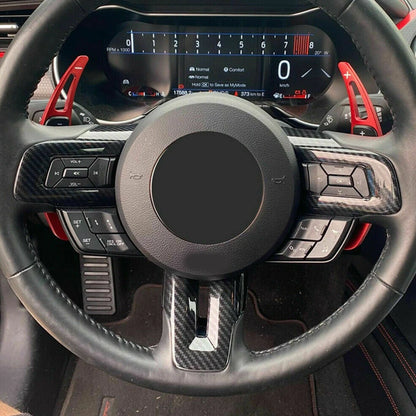 Steering Wheel Button Frame Cover Trim for Ford Mustang (2015-2019)