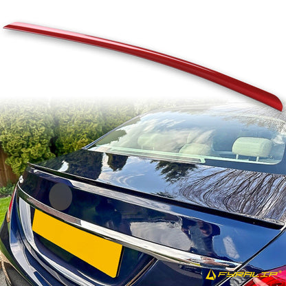 Red Boot Lip Spoiler for Mercedes-Benz W205 Sedan (2015-2023)