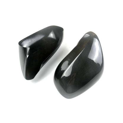 Real Carbon Fiber Add-on Side Mirror Cover Caps for Lexus IS250 / IS350 2006-12