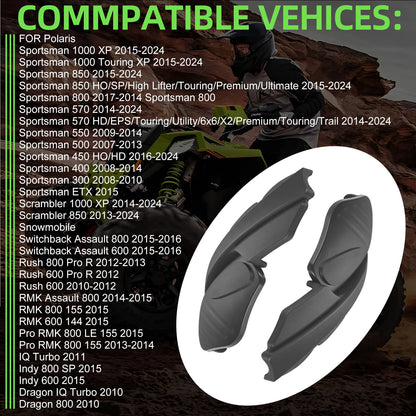 Black Hand/Wind Guard Kit for Polaris Sportsman (2003–2023)