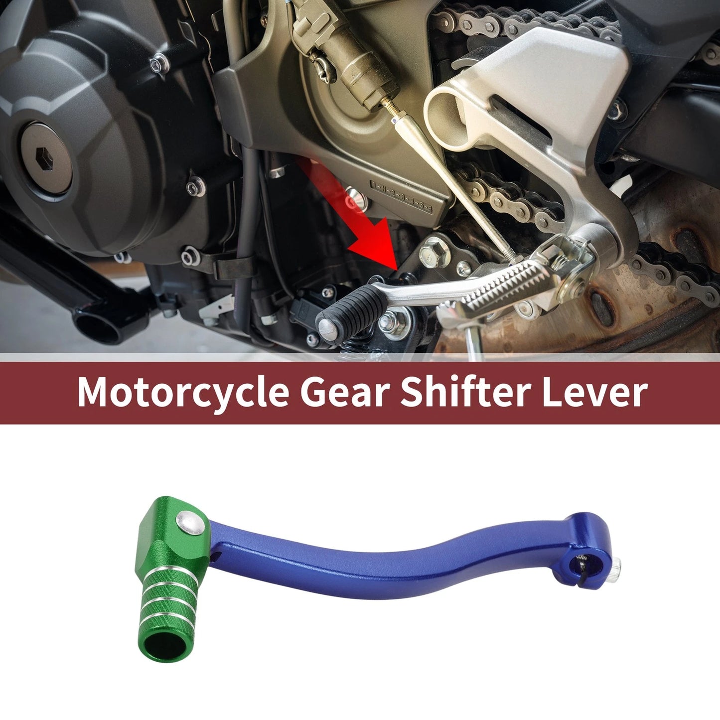 Foldable Motorcycle Gear Shifter Lever for Kayo T6