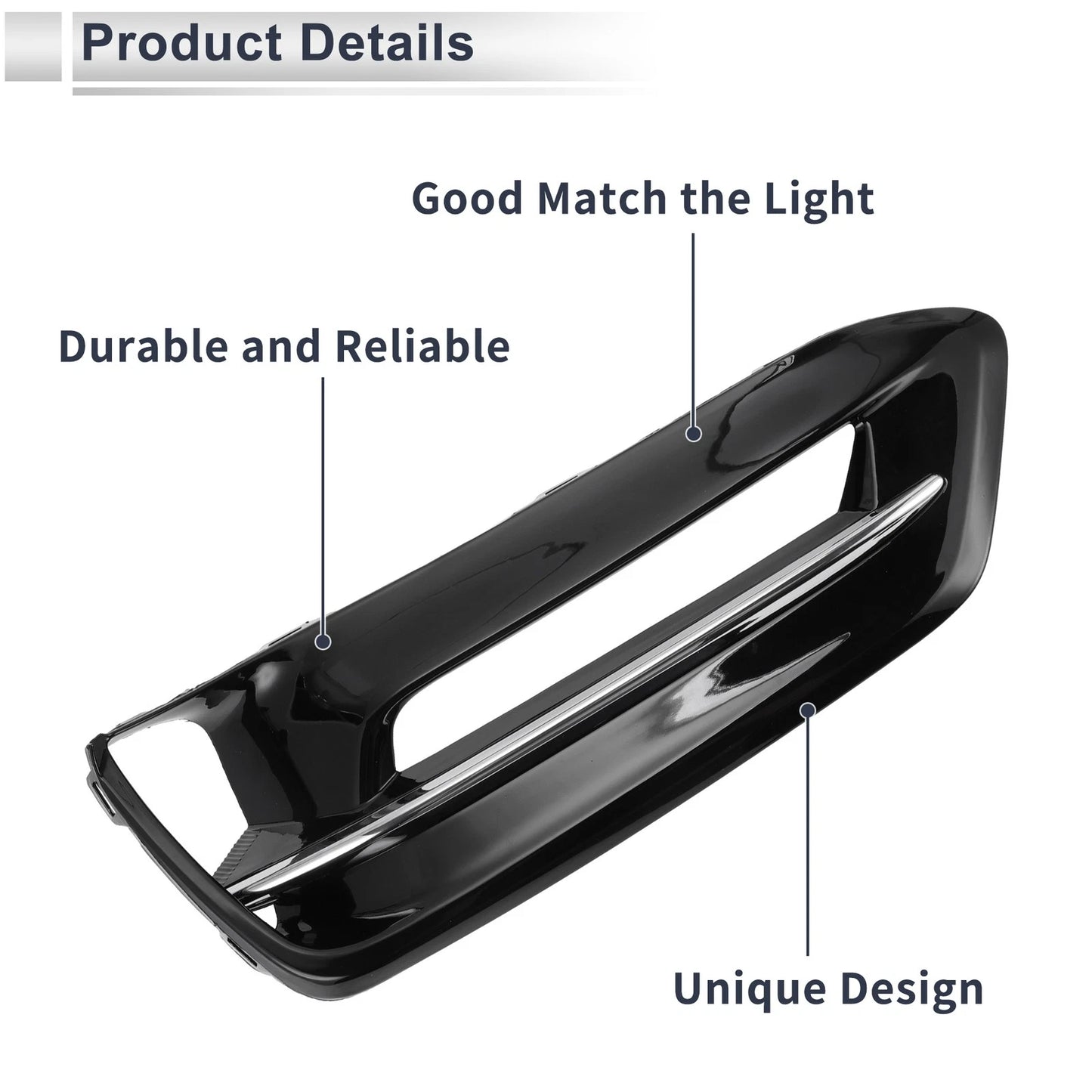 Right Front Fog Light Grill for Honda Accord (2018-2020)