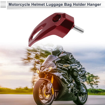 Rectangle Aluminum Alloy Motorcycle Hanging Hook Hex Screw Wrench Red