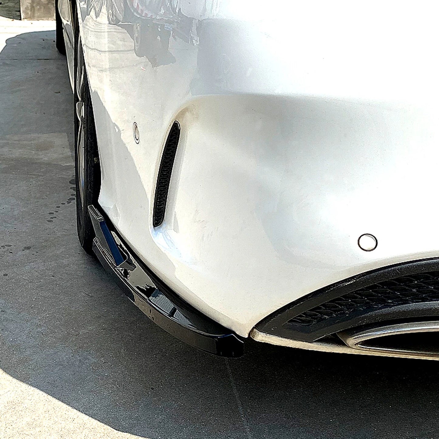 Rear Bumper Side Splitter Lip for Benz C-Class W205 (2015-2021)