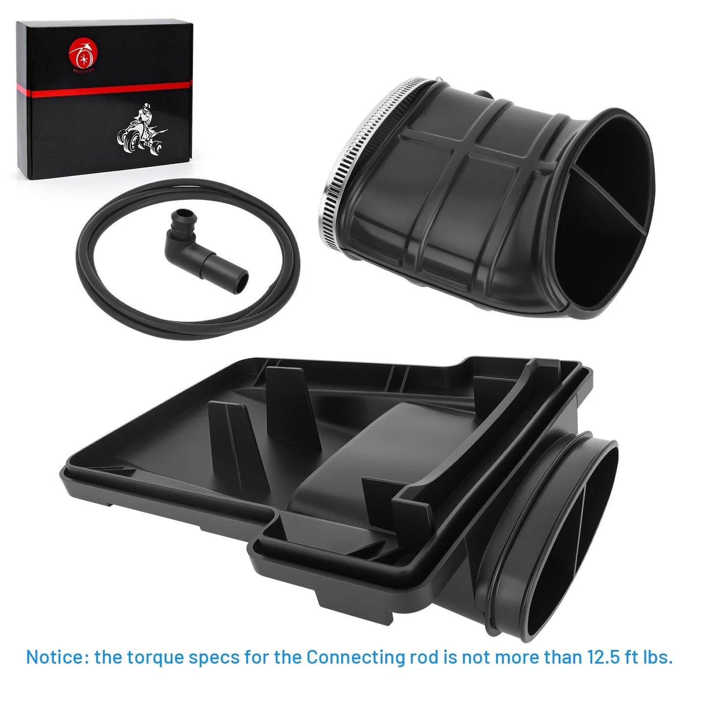 Air Box Intake Duct & Cover for Yamaha Raptor 660R YFM660R 2001-2005