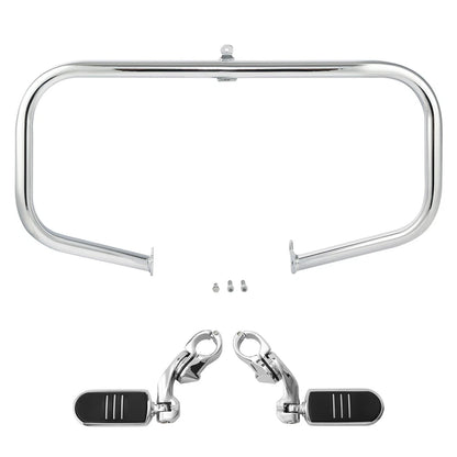 Engine Guard Crash Bar w/ Footpeg for Harley Road Glide (2009 - 2024)