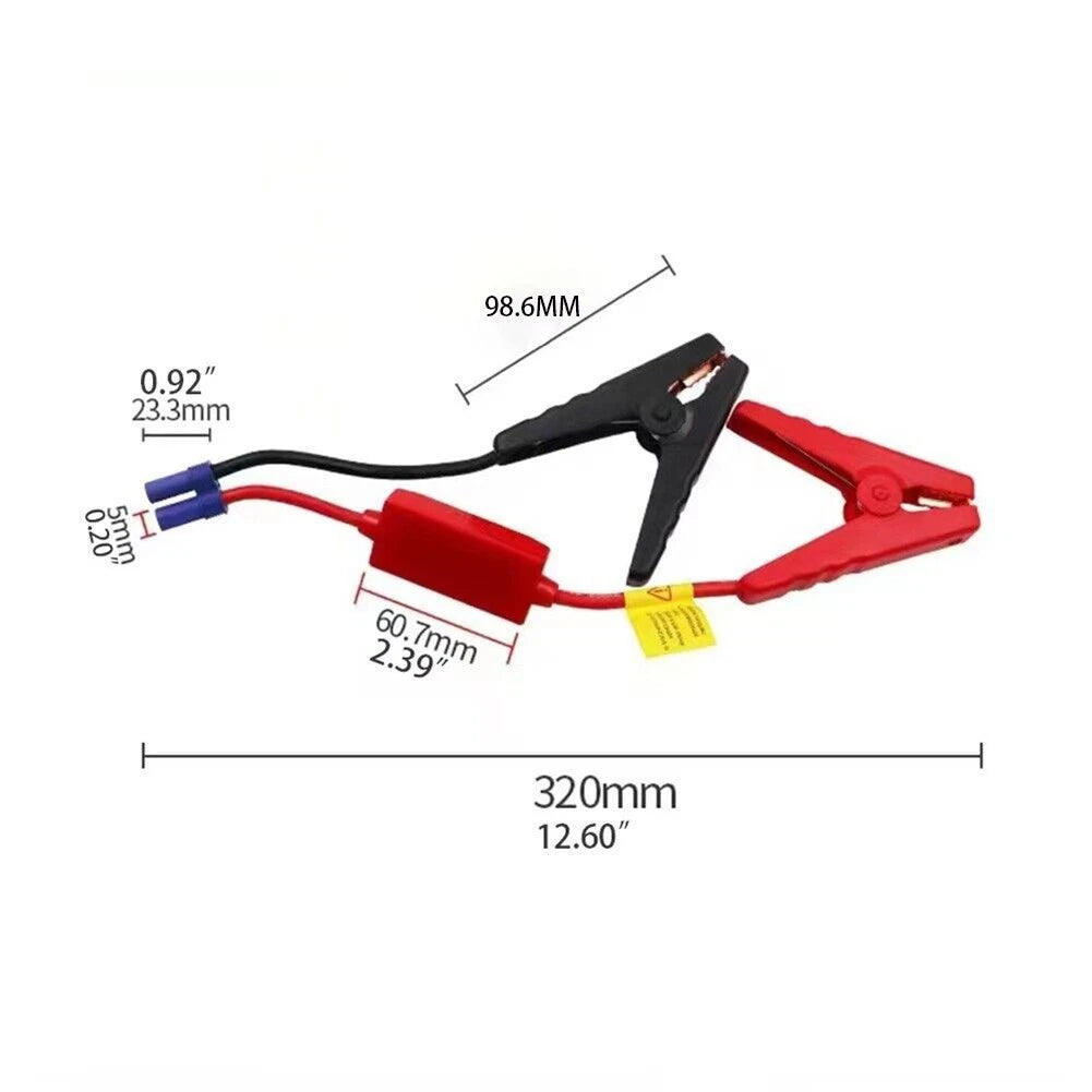 Jump Starter Clip Cable for Car Battery Boost 12V