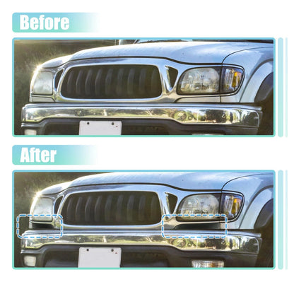Front Bumper Grille Headlight Filler Trim for Toyota Tacoma (2001-2004)