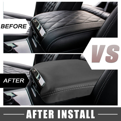 Car Center Console Armrest Cover for Dodge Ram 1500 2500 3500 (2019-2022)
