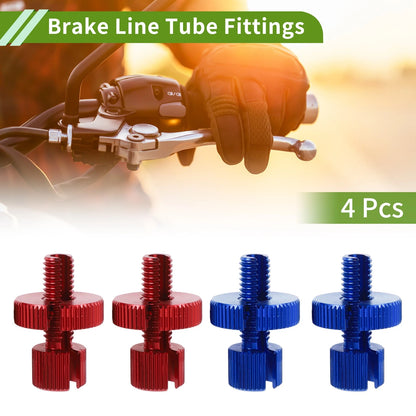 M8 Aluminum Motorcycle Clutch Brake Cable Adjuster Screw 4 x for Motorcycle