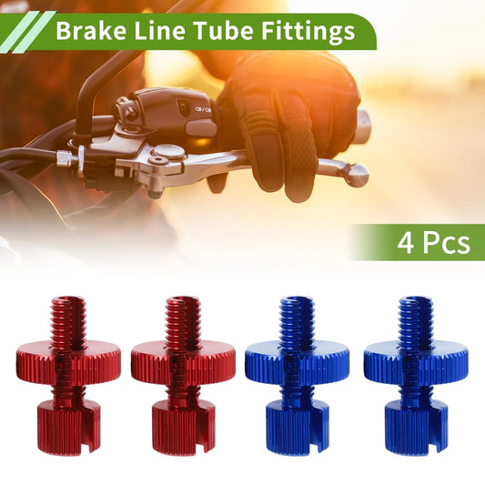 M8 Aluminum Motorcycle Clutch Brake Cable Adjuster Screw 4 x for Motorcycle