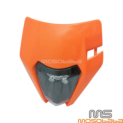Enduro LED Headlight Lamp for Honda CR125, Kawasaki KX125, KX400, KX350