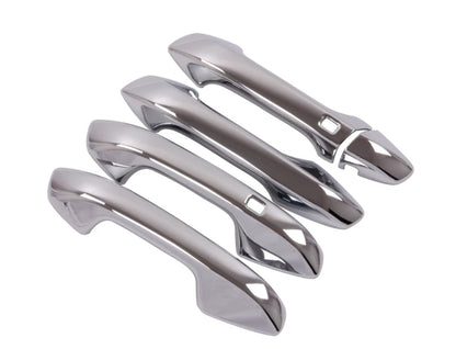 Chrome Smart Keyhole Door Handle Lid Cover for 2019-2024 Kia Forte K3