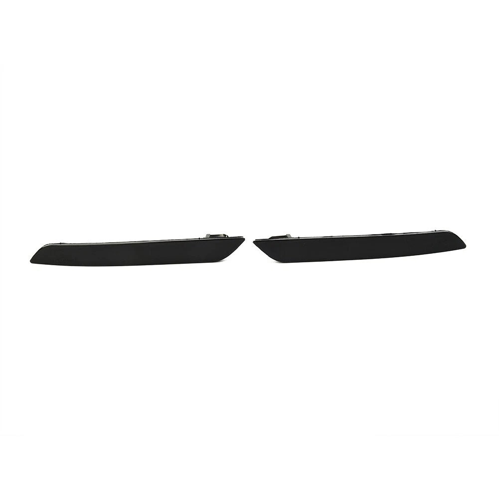 Smoked Black Side Logo Reflector Front Bumper Lamps