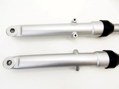 Yamaha MX100 670mm Silver Front Fork Leg Set LH RH Suspension Shocks