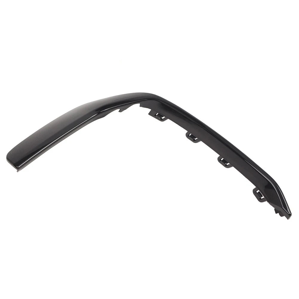 Left Front Bumper Side Molding Trim Glossy Black for Audi A6 C8 S6 (2019-2024)