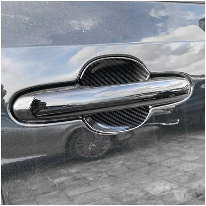 Carbon Fiber Door Handle Bowl Cover Trim for Toyota Grand Highlander (2024)