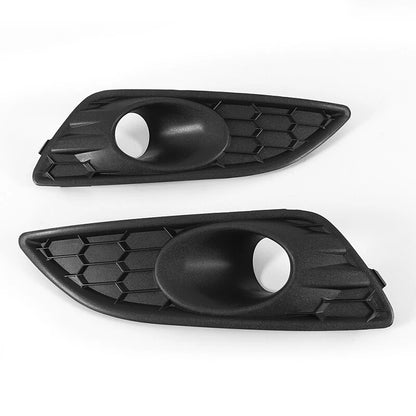 Gloss Black Honeycomb Fog Light Covers for Ford Fiesta Mk7 Zetec (2013-2017)