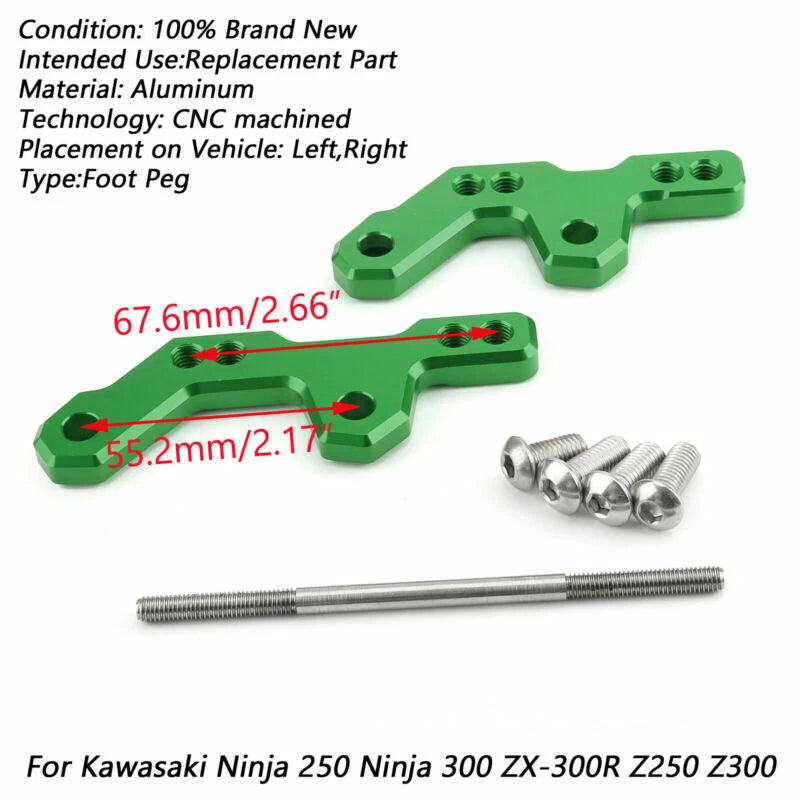 Footrest holder for Kawasaki Ninja 300 (2013-2023)
