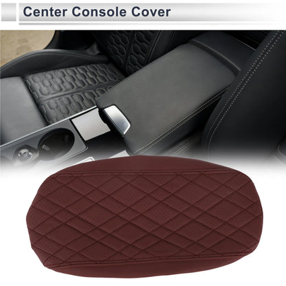 Car Center Console Cover for BMW 2 Series (2017-2023) - Wine Red 1 x Pc