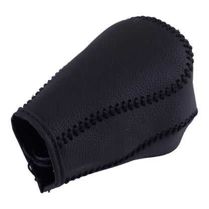 Black PU Leather Gear Shift Knob Cover for Honda CR-V (2015-2016)