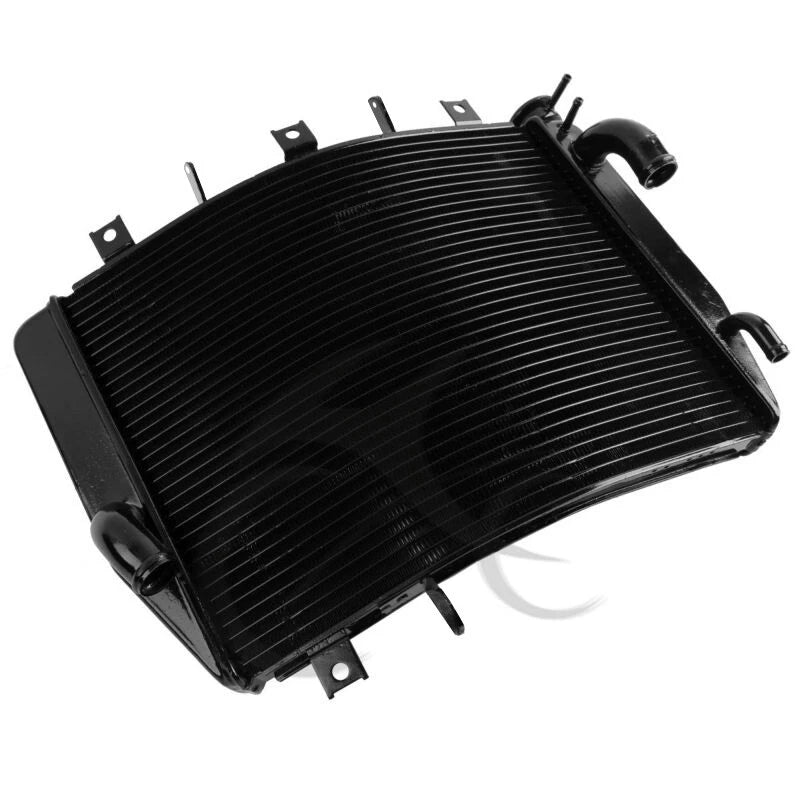 Black Radiator Engine Cooler for Kawasaki Ninja ZX6R ZX636 ZX6RR (2005-2006)