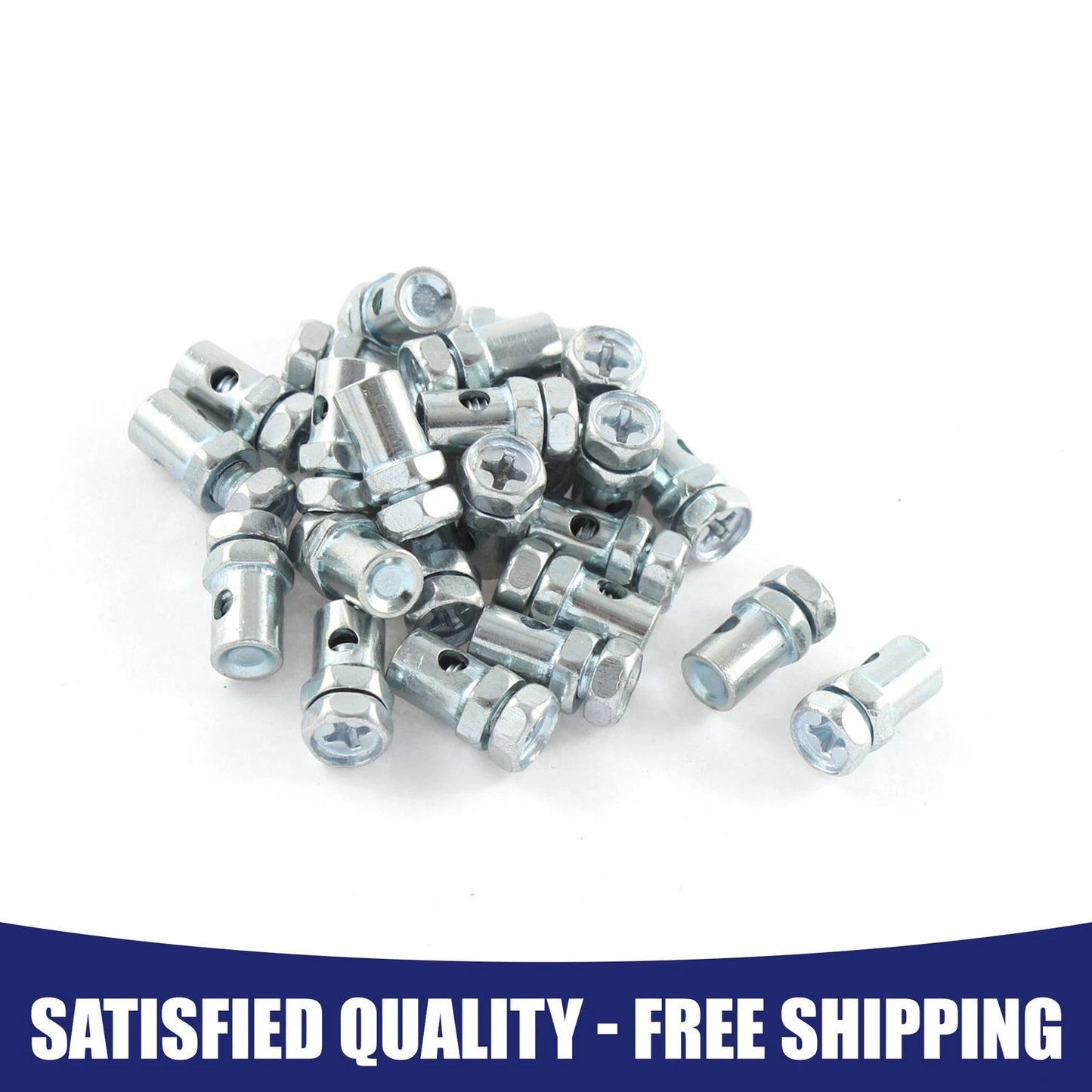 0.3x0.08in Cable Bolts Top Fitting Nipple Screw Universal Item 25 for Motorcycle