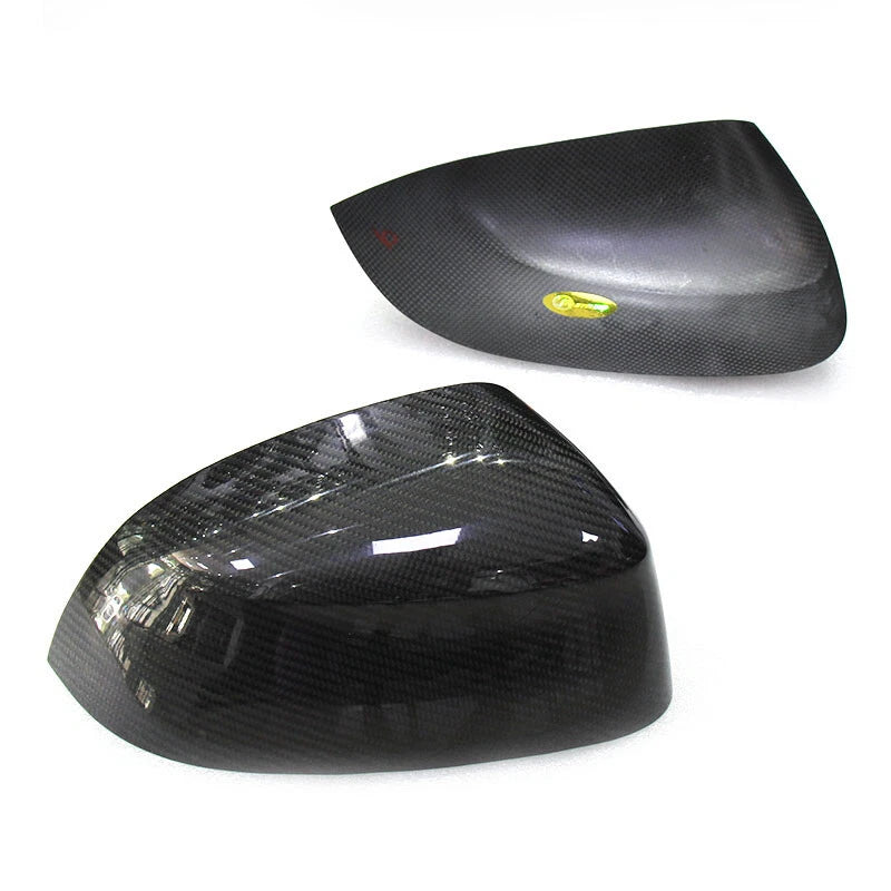 Real Carbon Fiber Side Wing Mirror Cover Caps For BMW X3 X4 X5 X6 2014-2018