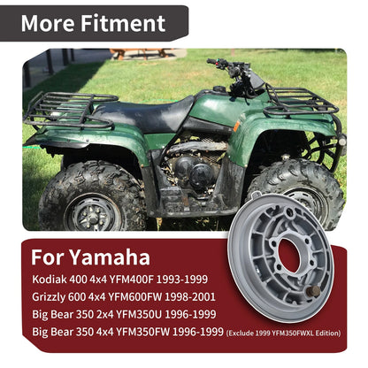Rear Brake Drum Plate for Yamaha Kodiak 400 Big Bear 350 (1996–1999)