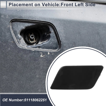 Front Left Washer Nozzle Cover for BMW 335i GT xDrive (2012-2015)