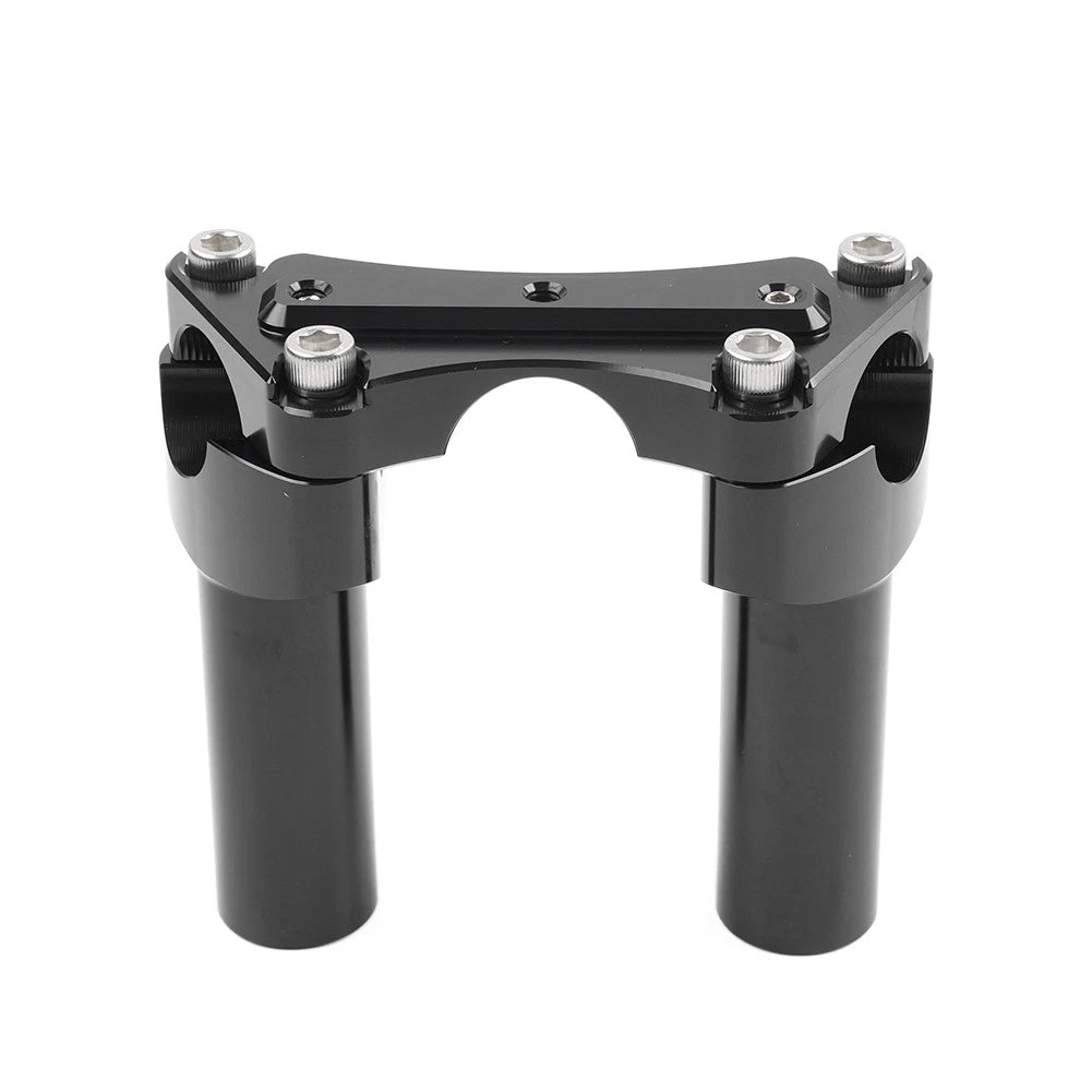 4" Handlebar Risers Top Clamp Mount for Harley Sportster Dyna Softail (2004-2023)