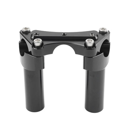4" Handlebar Risers Top Clamp Mount for Harley Sportster Dyna Softail (2004-2023)