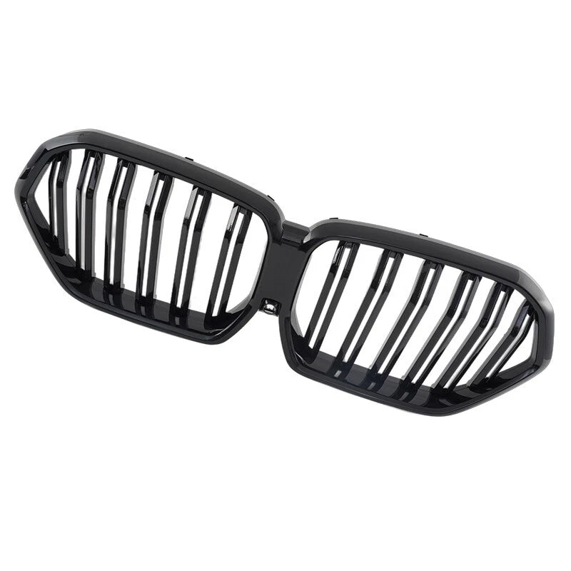 Gloss Black Dual Slat Front Kidney Grille for BMW X6 G06 X6M F96 (2020-2023)