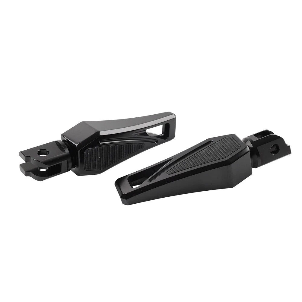 Mini Front Foot Pegs for Harley Softail Street Bob (2018-2023) Black