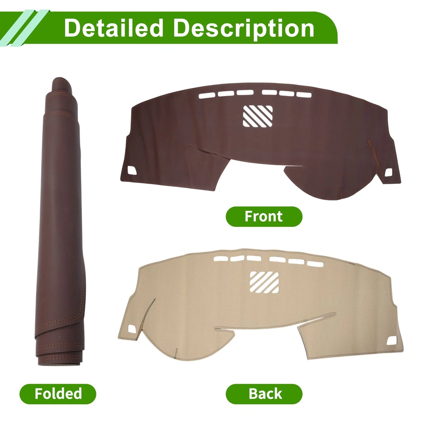Dashboard Cover Mat for LEXUS RX 350 2010-2015 - Brown Carpet