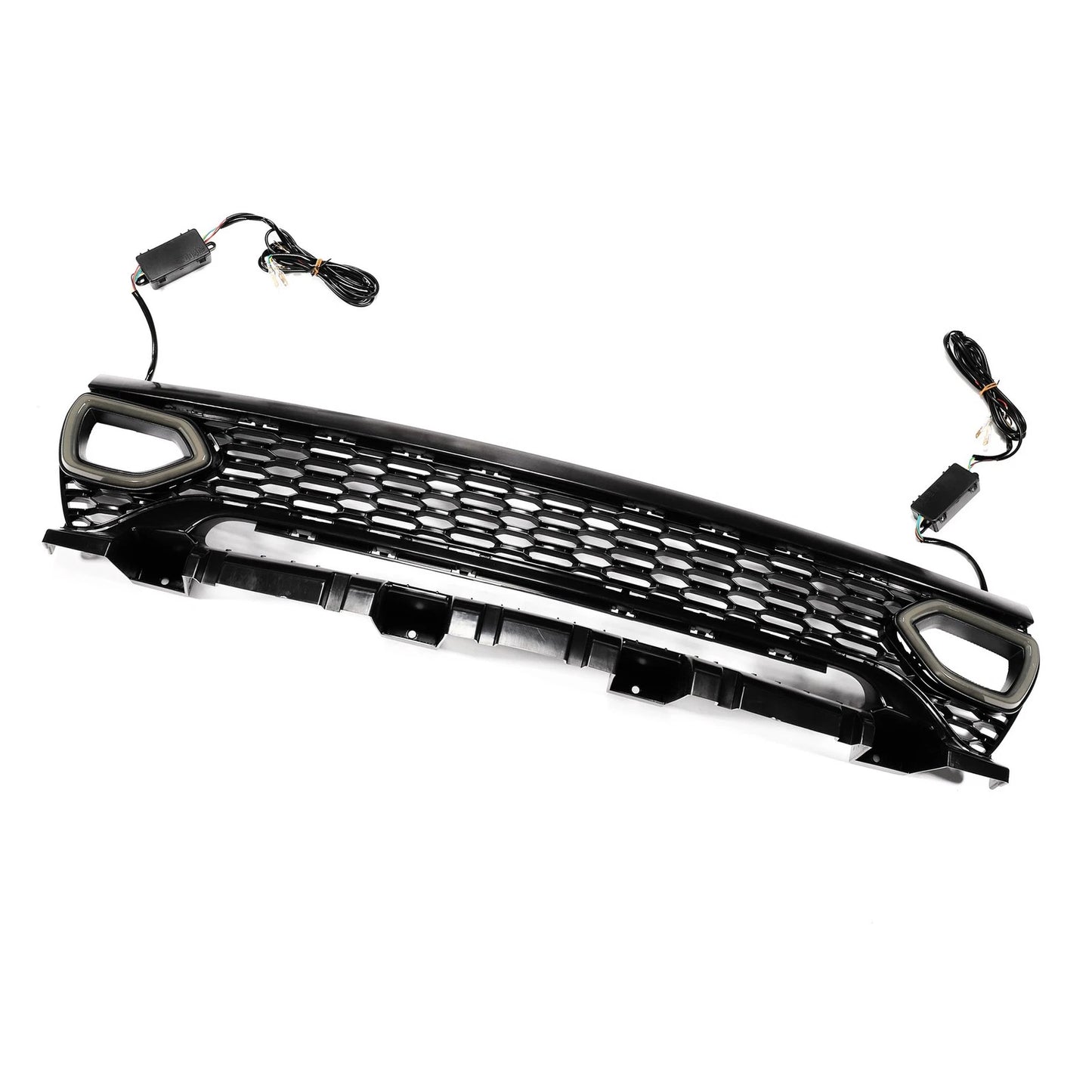 Front Upper Hood Bumper Grille for Dodge Charger with Light (2015-2023)