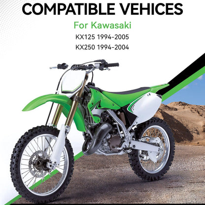 2pcs Green Radiator Guards for Kawasaki KX125/KX250 (14037-1310/14037-1179)