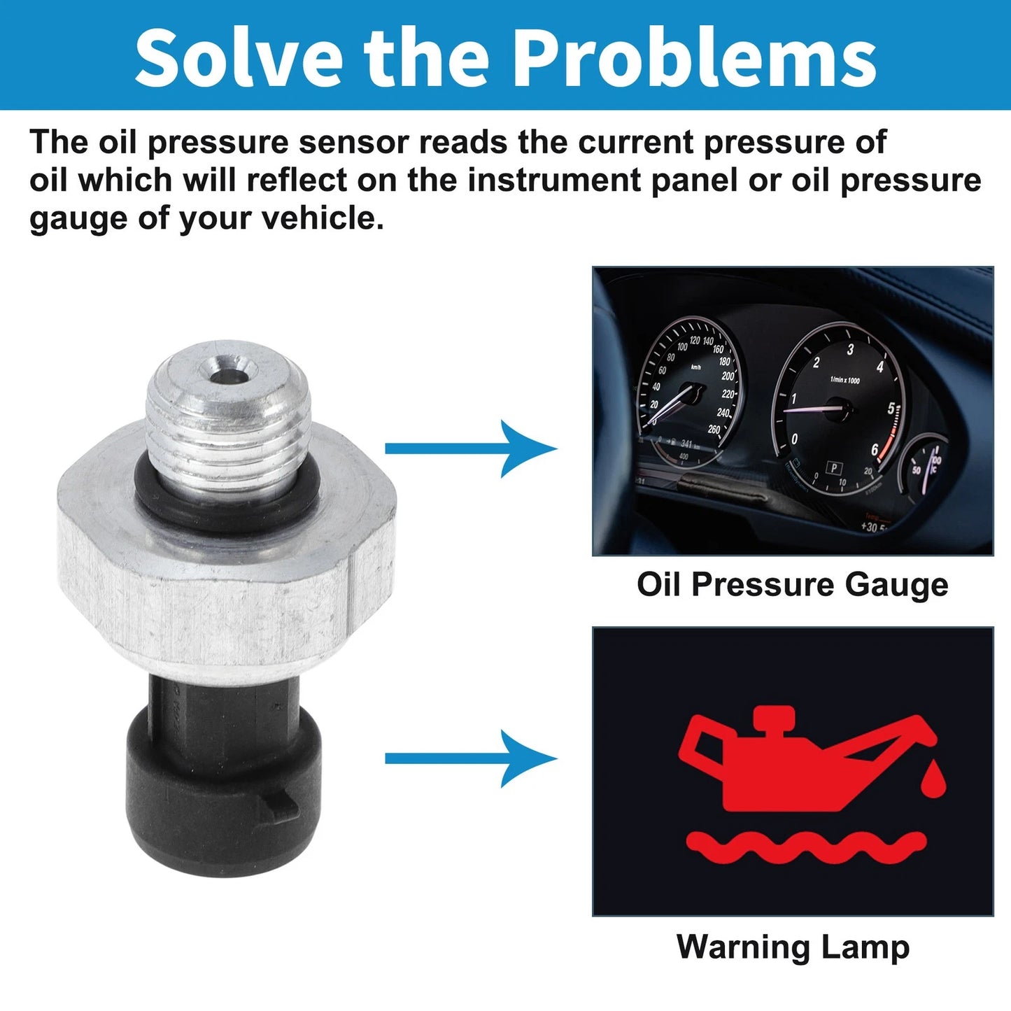 Oil Pressure Sensor for Buick Allure (2005–2008)