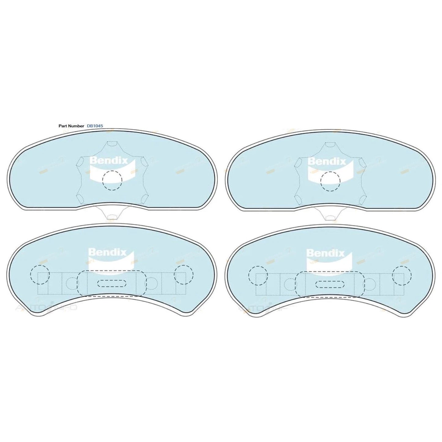 GCT Front Disc Brake Pad Set 4.1L 5.7L for Ford LTD (1979 - 1988)