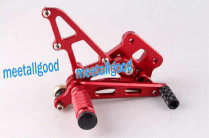 Adjustable Rearsets Foot Pegs for Suzuki GSXR 600 750 K8 (2008-2009) Red