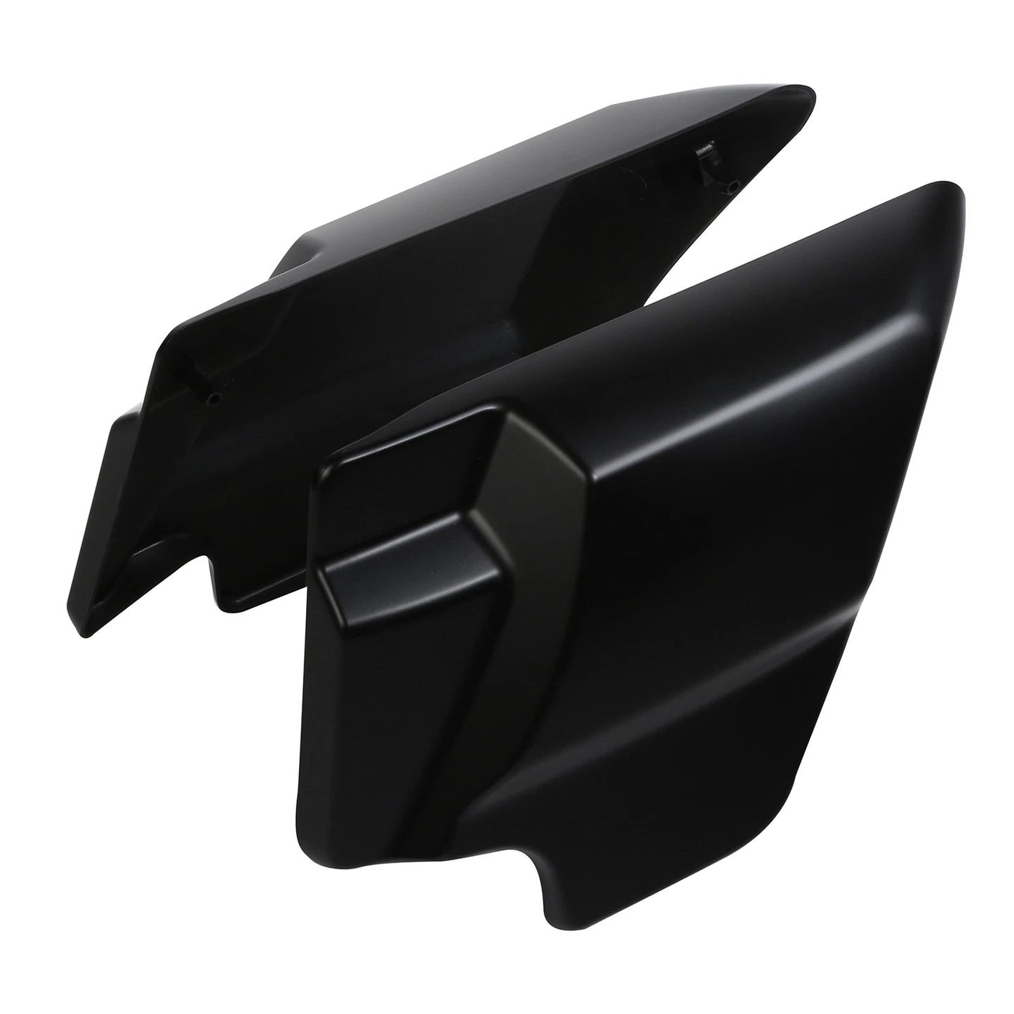 Battery Side Covers for Harley Touring Road Glide (2009-2024) Black Denim