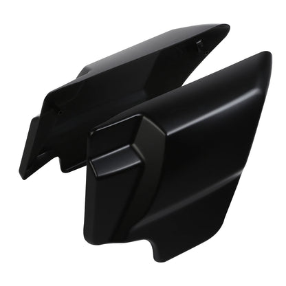 Battery Side Covers for Harley Touring Road Glide (2009-2024) Black Denim