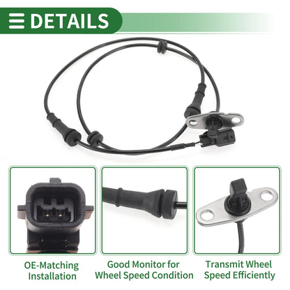 ABS Wheel Speed Sensor for Nissan NP300 Navara (2005-2015)