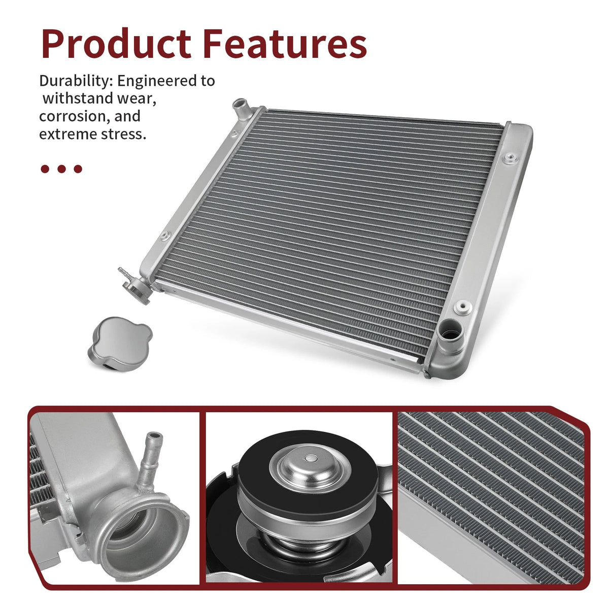 Radiator for Polaris Ranger RZR 570 900 1000 Crew XP